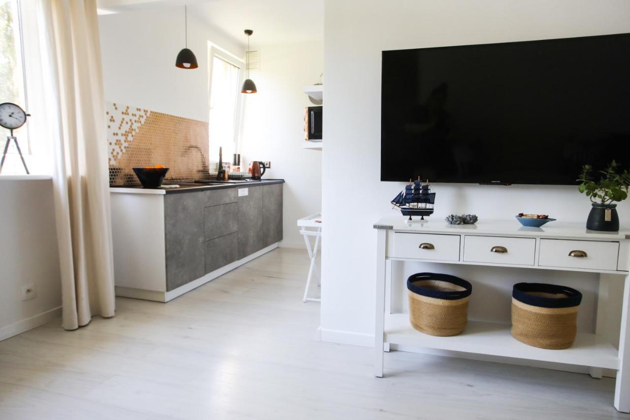 Apartament Szaro Na Bialym Władysławowo Eksteriør bilde